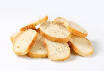 Sliced white bread - studio shot
