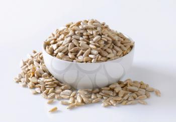 Raw hulled sunflower seed kernels
