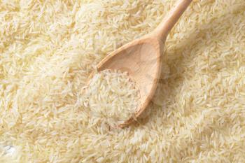 Uncooked Thai Jasmine rice - full frame