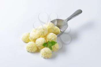 Snowball Truffles (White Chocolate Coconut Truffles)
