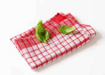 Cotton Checked Kitchen Tea Towel