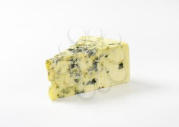 Wedge of French blue cheese