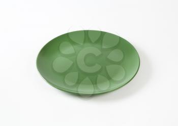 Daily use round green dinner plate
