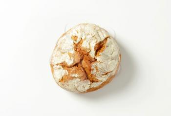 Crusty, freshly-baked loaf of bread