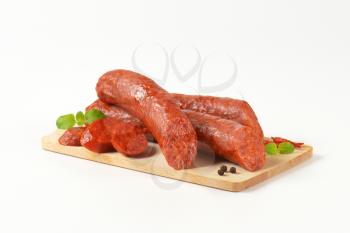 Csabai kolbasz - Hungarian smoked pork sausages spiced with paprika