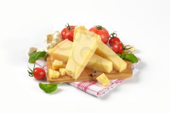 parmesan cheese, tomatoes and garlic