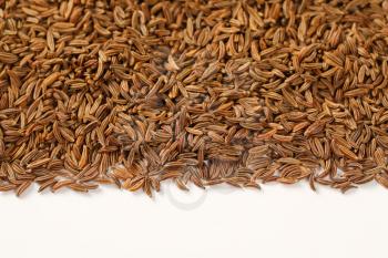 pile of caraway seeds - detail