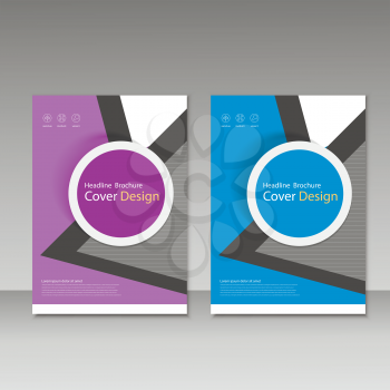 Vector brochure, magazine, cover design, poster template.