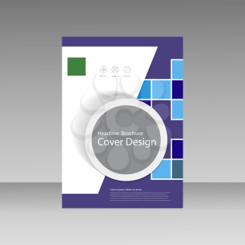 Book cover layout design, Abstract flyer templates with square.