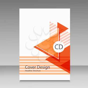 Brochure template layout, cover design annual report.