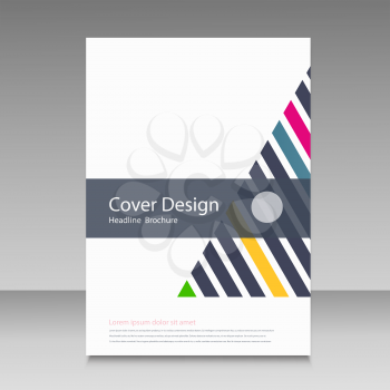 Brochure template layout, cover design annual report.