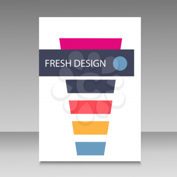 cocktail vector design brochure