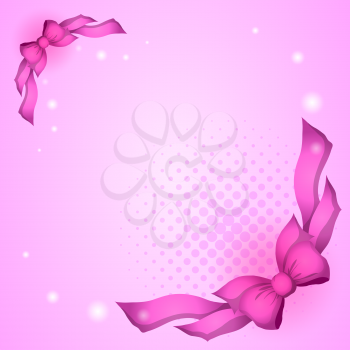 Abstract background with tapes and bows, vector eps10, contains transparencies
