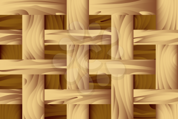 Seamless wooden pattern drawn with using gradients