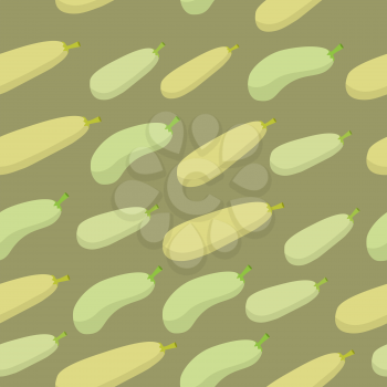 Background of  Zucchini. Vector seamless pattern of vegetables. Vector texture

