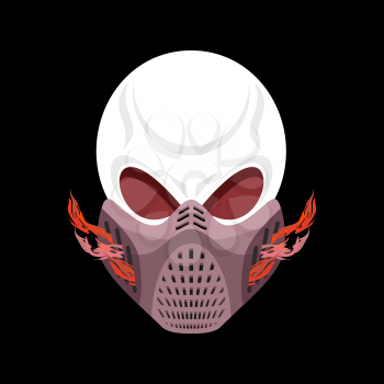  skeleton head paintball helmet. Skull protective mask. Hell defender. Terrible headache
