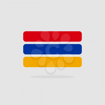  Armenia flag state symbol stylized geometric elements
