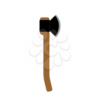 ax isolated. Axe of woodcutter on white background
