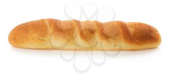 french bread isolated on white background