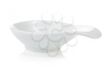 clean bowl isolated on white background