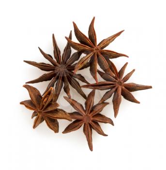 anise star isolated on white background