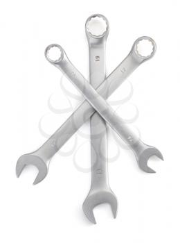 wrench tool isolated on white background