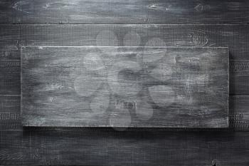 black wooden board as background texture