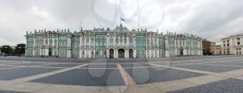 View of the State Hermitage in the city of St. Petersburg, Russia.