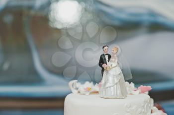 Royalty Free Photo of a Wedding Cake