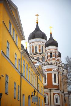  Alexander Nevsky Cathedral in Tallinn. Estonia. Europe