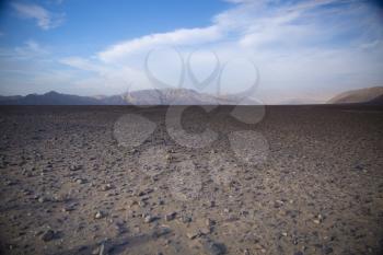 Andes in the Nazca desert. Peru . One of the hottest places on the planet.