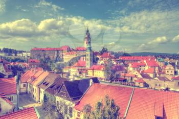 Cesky Krumlov. Beautiful Czech fabulous city