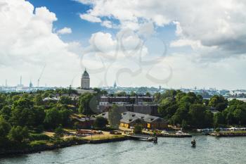 Port in Helsinki city, Finland. north Europe