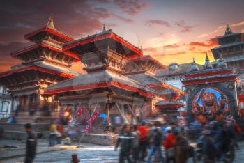 Patan .Ancient city in Kathmandu Valley. Nepal