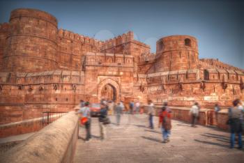 Red Fort is a fortress in the Indian city of Agra. India