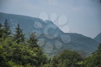 mountains near the Buddhist temple of Shaolin