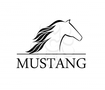 Horse symbol vector. Abstact symbol. Corporate icon.