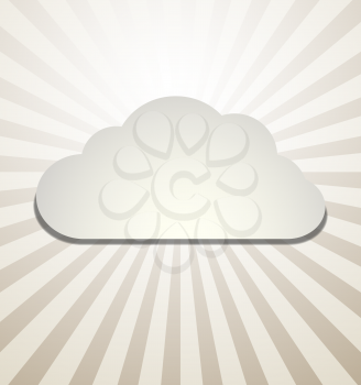 Cloud Background Vector abstract design