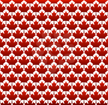 Seamless structure from maple leaves by day of Canada