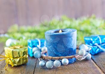 christmas decoration on a table, decoration for christmas tree