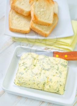 butter with garlic