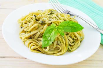 pasta with basil