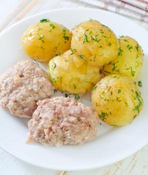 potato and cutlets