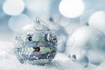 Cristmas decoration, Silver beautifful balls