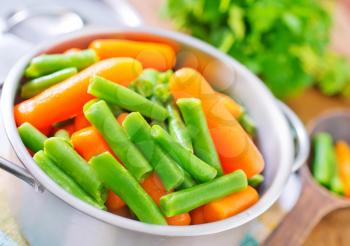 carrot and green beans
