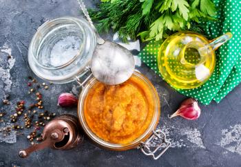 caviar from baked vegetables with salt and spice