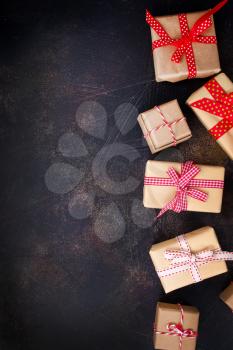 christmas background, christmas decoration on a table, stock photo