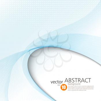 Abstract vector background, smooth waved lines for brochure, website, flyer design.  illustration eps10