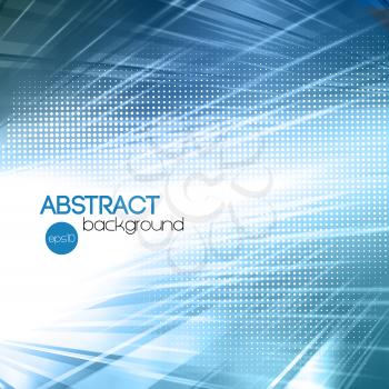 Vector Abstract blue shiny template background. EPS 10