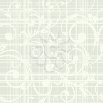 Seamless wallpaper, vector background. Abstract Floral pattern
